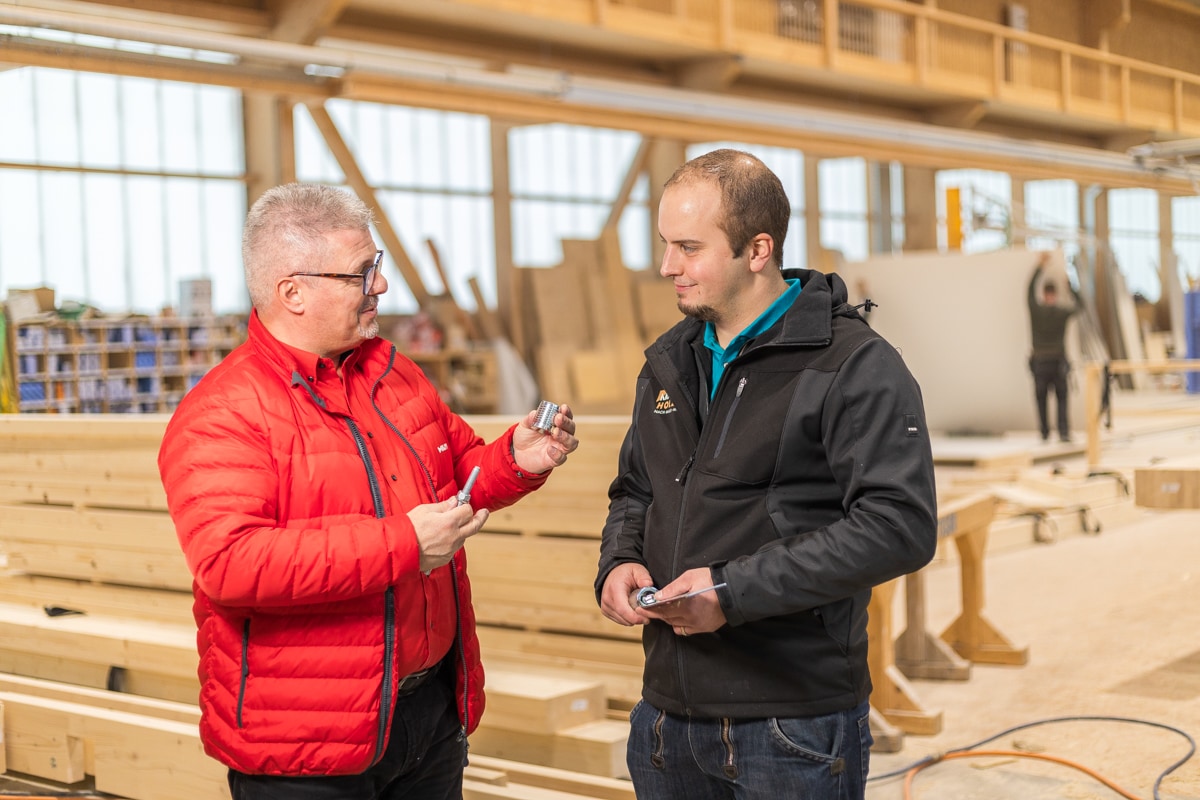 Connettore per legno Hilti HCW con Krattiger Holzbau AG