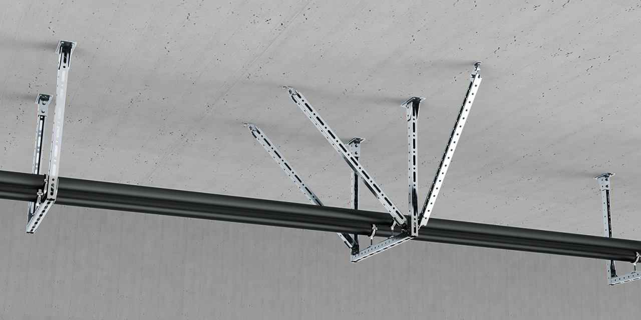 Erdbebensichere Installation