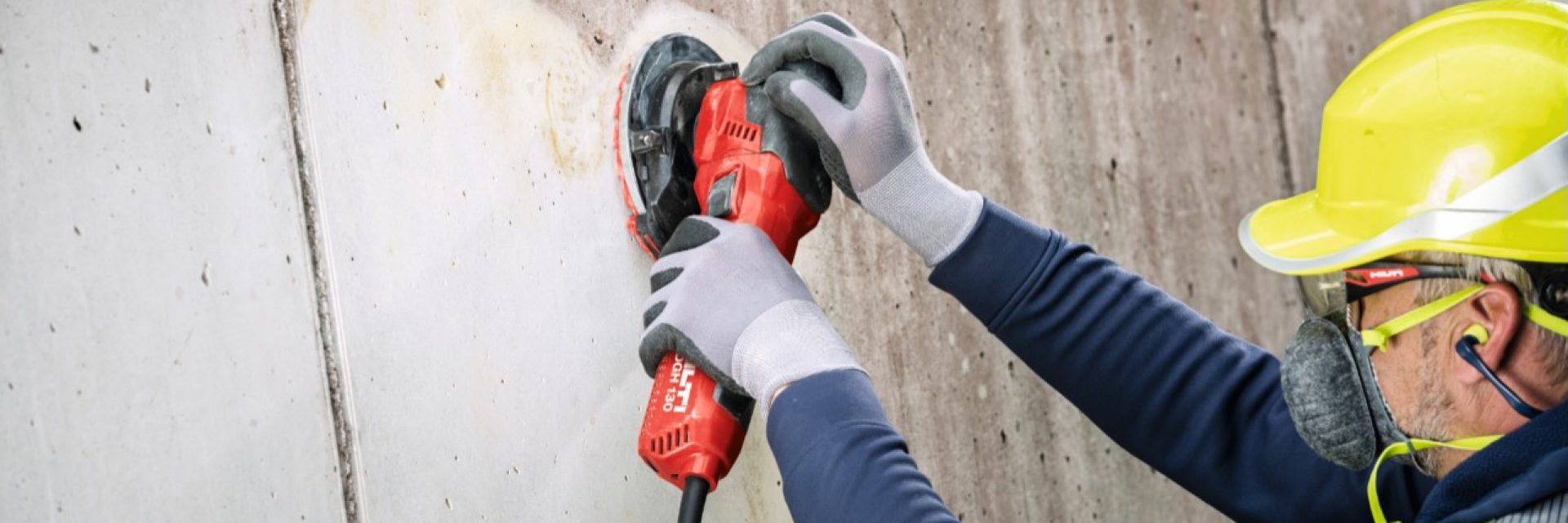 Hilti DG 130 diamond grinder for wall grinding