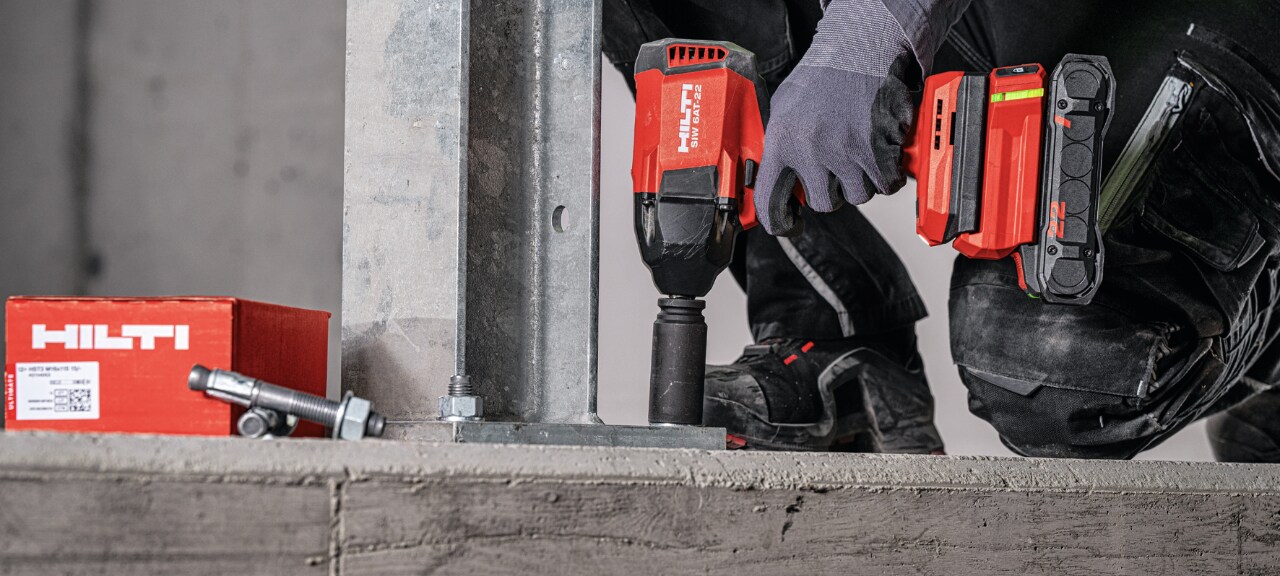 Metall verschrauben in der Vormontage mit den Hilti Akku-Schlagschraubern