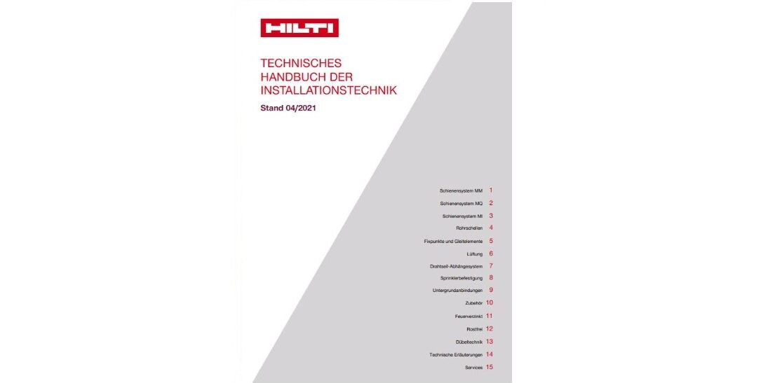 Technisches Handbuch der Installationstechnik