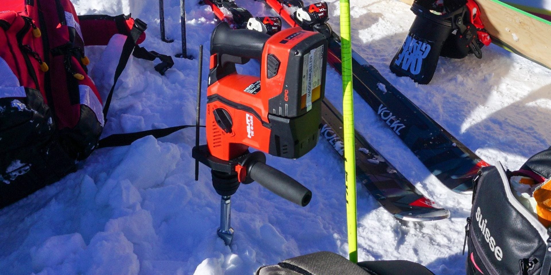 Hilti TE 6-A 22 im Schnee