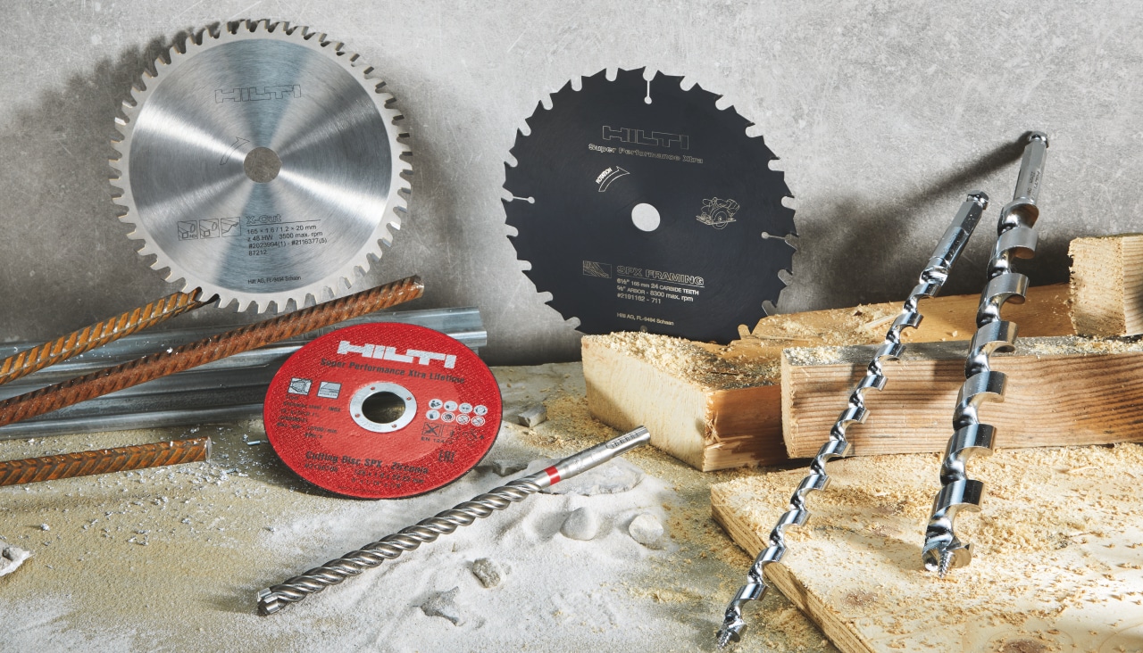 Bits, Bohrer und Sägeblätter