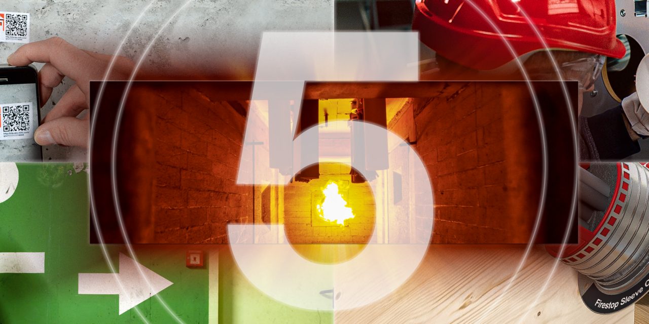 Composition 5 choses pour la protection incendie