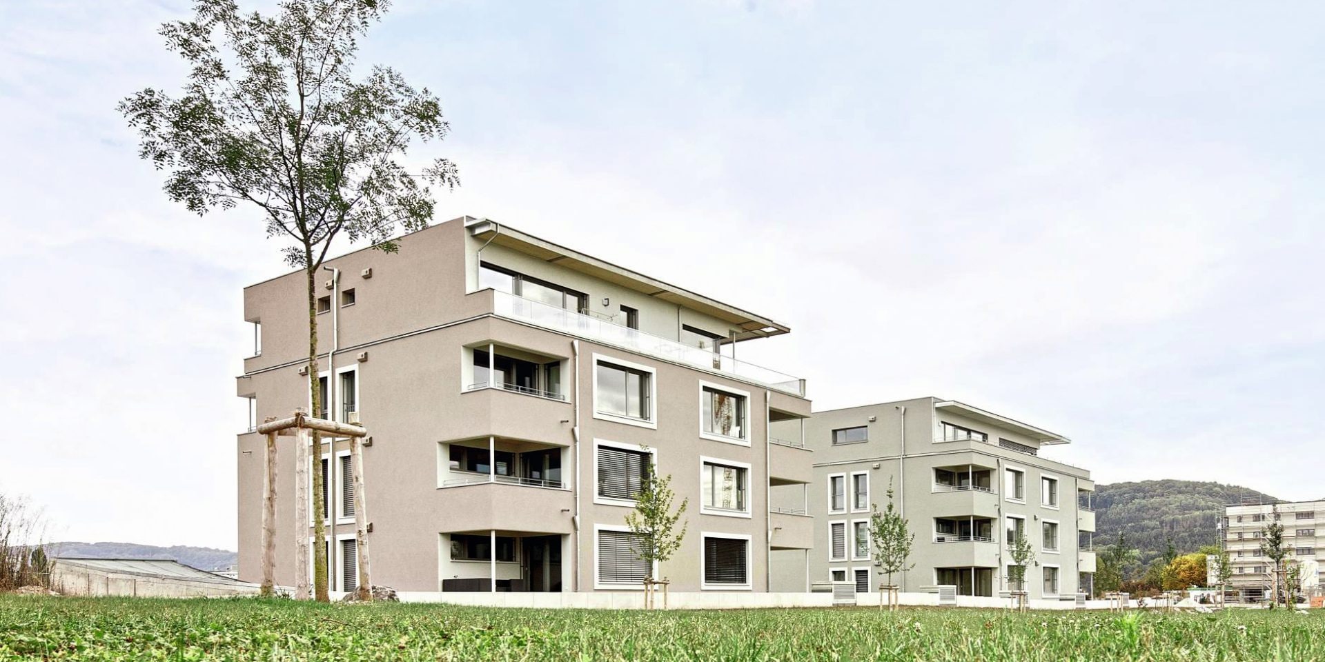 Architekten Eindruck Riedpark ein vierstöckiges Mehrfamilienhaus in Lauchringen, Deutschland