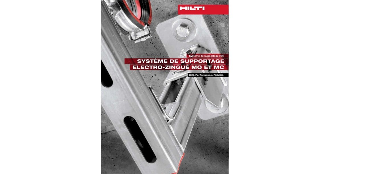 Manuel technique supportage - Données techniques sur le système MQ - MC