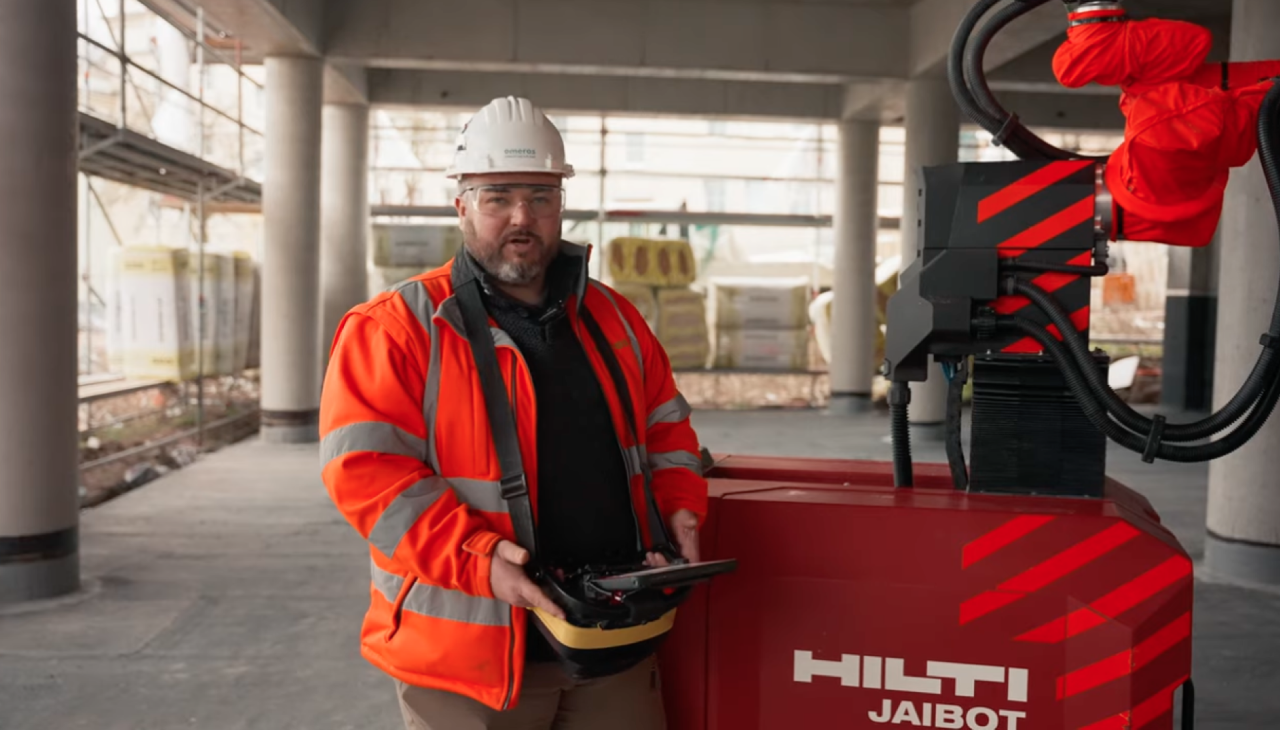 Robot di foratura ad alta tecnologia per il cantiere - Hilti Jaibot definisce nuovi standard