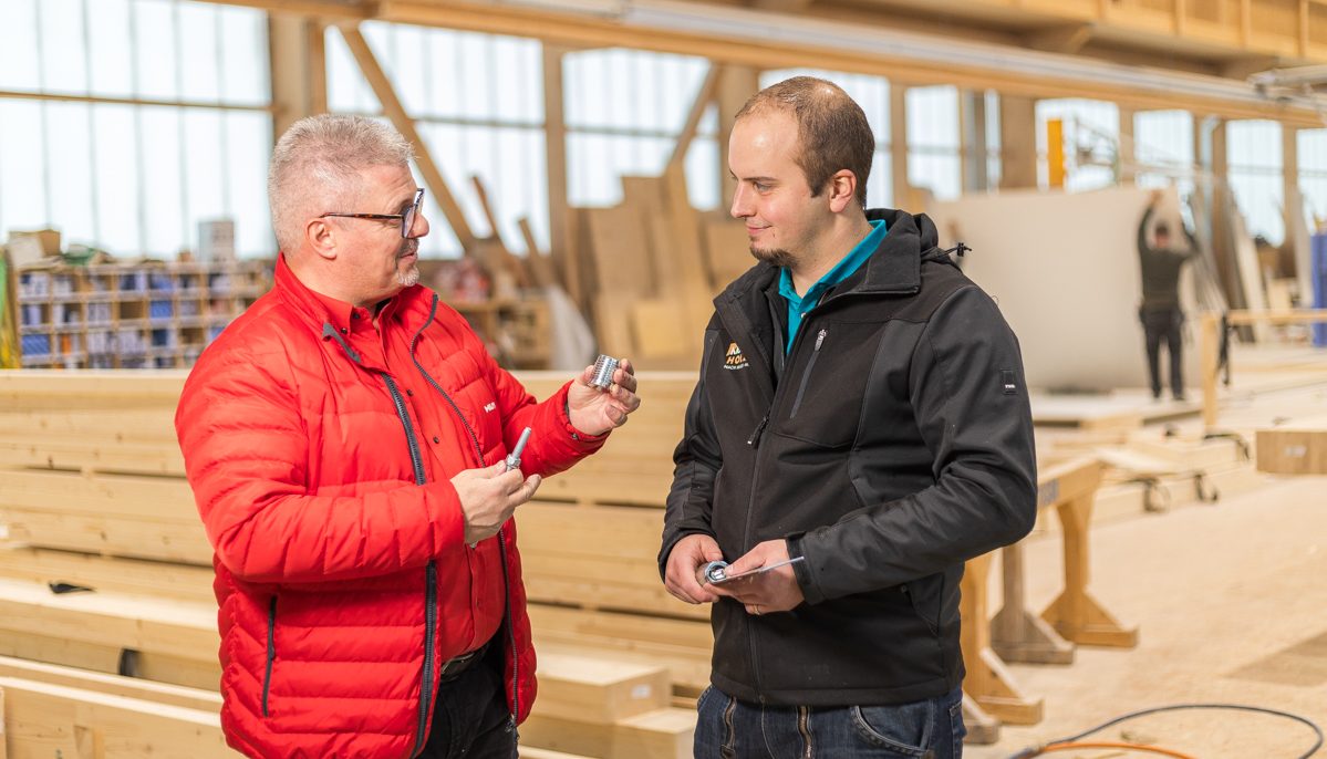 Connettore per legno Hilti HCW con Krattiger Holzbau AG
