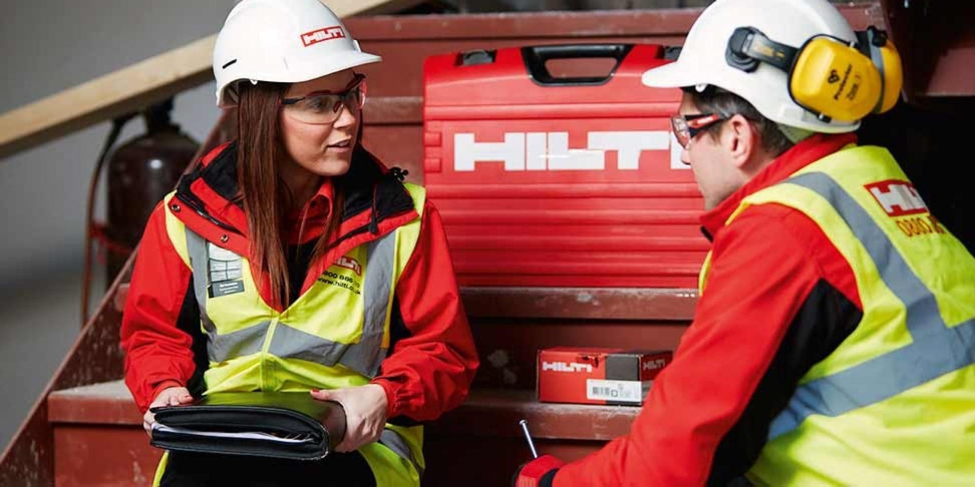 I membri del team Hilti