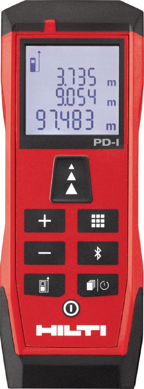 Lasermètre PD-I Élément de mesure laser robuste avec fonctions de mesure intelligentes et connectivité Bluetooth pour les applications intérieures jusqu'à 100 m