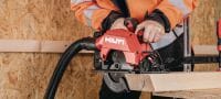 Tagli diritti e precisi ad una profondità massima di 2-5/8 Sega circolare cordless con lama pre-montata da 190 mm | 7-1/4, per tagli precisi fino a 70 mm│2-3/4 nel legno e nei pannelli truciolari (piattaforma della batteria Nuron) Applicazioni 3