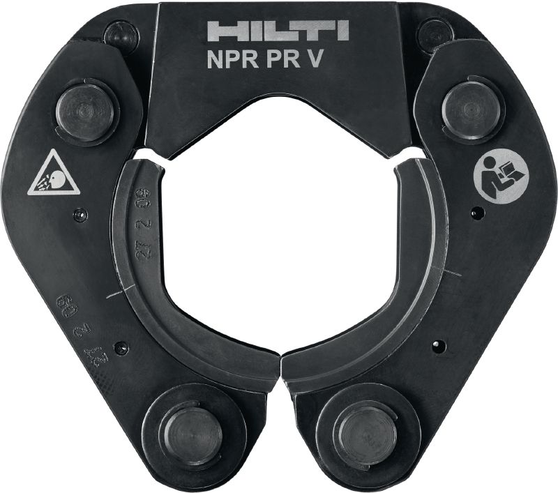Collier de pression pour tuyau NPR PR V Bagues de sertissage pour les raccords à sertir de profilé V jusqu'à 108 mm. Compatibles avec les appareils de sertissage des tubes NPR 32-A