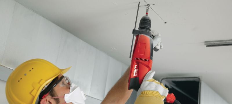 Bohrhammer TE 2-M Kompakter SDS Plus (TE-C) Bohrhammer mit drei Funktionen – für Hammerbohren und Bohren ohne Schlag Anwendungen 1