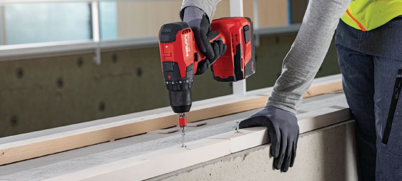 Visseuse-perceuse sans fil SF 4-A22 Visseuse de 22 V sans fil compacte avec moteur sans balai pour de très hautes performances lors des tâches faciles à réaliser ou dans les endroits difficiles d’accès Applications 1