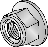 Écrou hexagonal M12-F-SL-WS 3/4 Écrou hexagonal galvanisé à chaud (GAC) avec mécanisme autobloquant utilisé avec tous les connecteurs MI