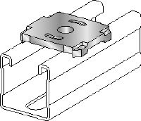 Plaque perforée galvanisée à chaud MQZ-L-R Plaque perforée en acier inoxydable (A4) pour l'assemblage et l'ancrage de trapèzes