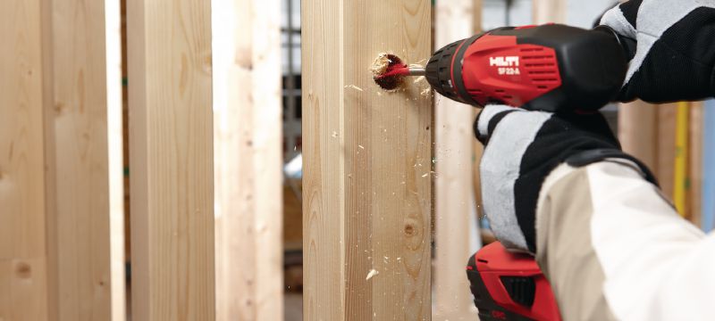 Flachfräsbohrer WDB-S Flachfräsbohrer zum schnellen Bohren flacher Löcher in Holz Anwendungen 1