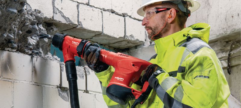 Burineur TE 500 SDS Burineur robuste de démolition SDS Max (TE-Y) pour les travaux légers de burinage dans le béton et la maçonnerie Applications 1