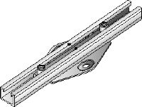 Curseur à rouleaux (doubles) MRG-D 225 Double curseur à rouleaux galvanisé de haute qualité pour un déplacement optimal dans les applications de chauffage et de réfrigération