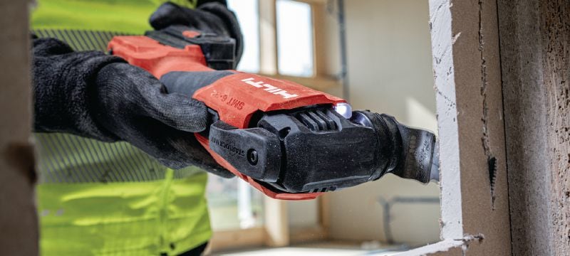 Multi-attrezzo oscillante cordless SMT 6-22 Potente multi-attrezzo cordless con interfaccia StarlockMax, AVR e angolo di oscillazione di 4o Applicazioni 1