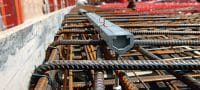 Rail d'ancrage coulé HAC Rails d’ancrage coulés de tailles et longueurs standard et bénéficiant des homologations réglementaires nécessaires pour pratiquement tout projet complexe