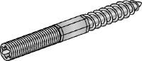 Galvanisch verzinkte Stockschraube 4.6 Torx-Kopf Galvanisch verzinkte Stockschraube mit Güteklasse 4.6 und Torx-Kopf