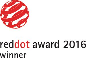                Dieses Produkt wurde mit dem Red Dot Design Award ausgezeichnet.            