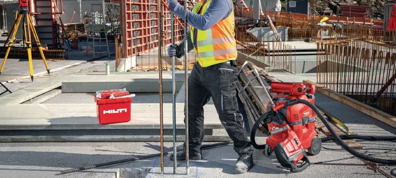 HIT-HY 200-R V3 Resina ibrida iniettabile dalle massime prestazioni con certificazioni per collegamenti dei ferri di ripresa post-installati e l'ancoraggio di piastre base in acciaio strutturale Applicazioni 1