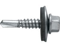 S-MD LS Vite autoperforante (acciaio inox A2) con rondella da 16 mm per fissaggi metallo su metallo medio-sottile (fino a 4 mm)