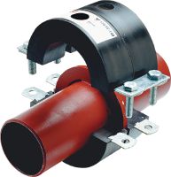 Collier de serrage de points fixes de tube de réfrigération Collier point fixe isolant a haute densité de qualité supérieure pour compenser la dilation des tuyaux dans les applications de réfrigération