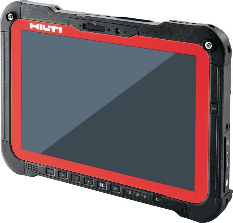 Tablet di layout PLC 600 Controller dell'attrezzo di layout con rapida capacità di calcolo e schermo da 10, per picchettatura in cantiere, rilevamenti e layout BIM-to-Field usando tutti gli attrezzi Hilti di layout avanzato