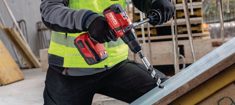 SF 6H-A22 (02) Trapano a percussione cordless da 22V con ATC e frizione elettronica per utilizzo universale su legno, metallo, muratura e altri materiali Applicazioni 1