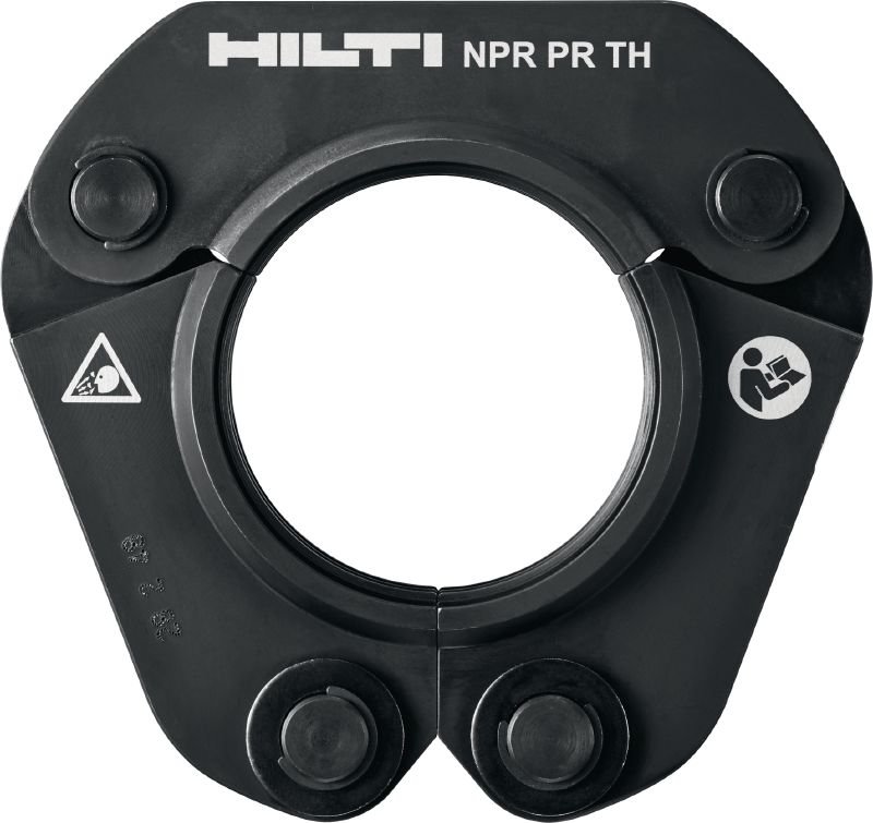 NPR PR TH Premere gli anelli per i raccordi di compressione del profilo TH fino a 63 mm, compatibile con gli attrezzi di compressione tubi NPR 32-A