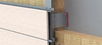 Mensola FOX VI L Mensola versatile da parete per installare sottostrutture di facciata rainscreen Applicazioni 3