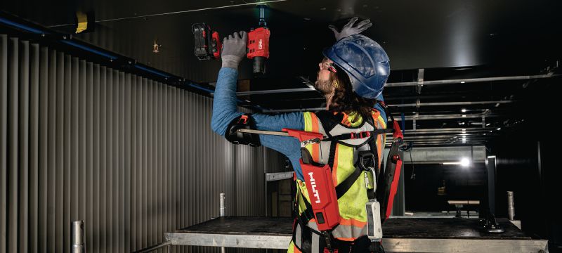 Exosquelette d'épaule EXO-S Exosquelette de construction portable qui aide à soulager la fatigue des épaules et du cou lors du travail au-dessus du niveau des épaules, pour un tour de biceps jusqu'à 40 cm (16 po) Applications 1