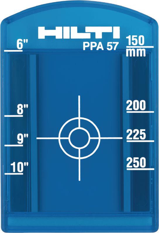 Plaquette-cible PPA 57 (CM/IN) 