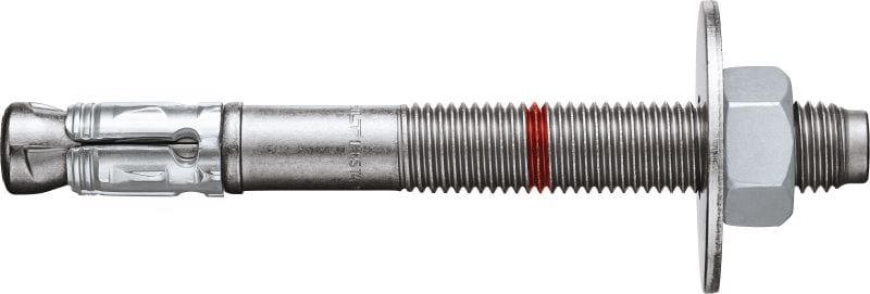 Tassello a battere metallico HST4 BW Il nostro ancoraggio ad espansione a cuneo metallico più performante per sopportare elevati carichi statici e sismici nel calcestruzzo fessurato (acciaio al carbonio, rondella grande)