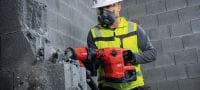 Akku-Meisselhammer TE 500-22 Kabelloser SDS Max (TE-Y) Abbruch- und Meisselhammer für Meisselarbeiten in Beton oder Mauerwerk, mit aktiver Vibrationsreduktion (Nuron Akku-Plattform) Anwendungen 1