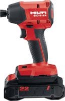 SID 6-22 Avvitatore a percussione a batteria Avvitatore a impulsi cordless di grande potenza con motore brushless ad alta velocità e maneggevolezza precisa per risparmiare tempo nei lavori di fissaggio ad alto volume (piattaforma a batteria Nuron)