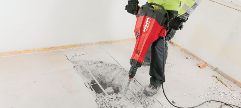 TE-SPX SM Burin pointu TE-S haut de gamme de forme polygonale ondulée pour un rendement optimal lors de travaux de démolition lourds Applications 1