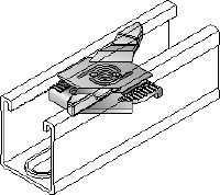 MM-WN Écrou à ailettes galvanisé pour le raccordement des éléments du système de supportage modulaire aux rails entretoises MM