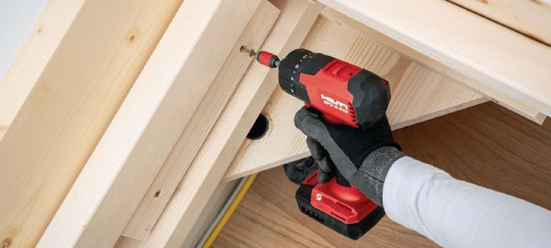 SFD 2-A12 Trapano avvitatore brushless da 1/4 esagonale da 12 V di classe sub-compatta, per chi ha bisogno di compattezza e di un'avvitatura efficiente, proteggendo i materiali Applicazioni 1