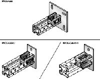 IEmbase de liaison MIQC-C Platine galvanisée à chaud (GAC) pour la fixation de poutres MIQ dans le béton pour les applications pour charges lourdes