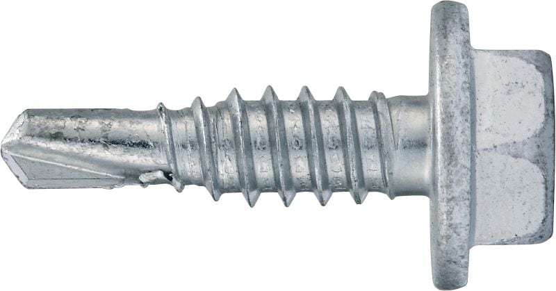 S-MD 21 Z Vite autoperforante (acciaio al carbonio zincato) con flangia calettata per fissaggi di metallo su metallo sottile (fino a 3 mm)