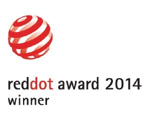                Questo prodotto è stato insignito del premio Red Dot Design Award            