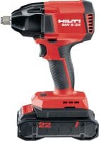 SIW 6-22 ½ Avvitatore a impulsi a batteria Potente avvitatore a impulsi a batteria con anello di frizione da 1/2 per una vasta gamma di fissaggi con tasselli per calcestruzzo e di bullonature su acciaio o legno (piattaforma della batteria Nuron)