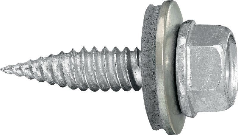 Vis autoperceuses pour tôle S-MS 41/51S Vis autoperceuse (en acier inoxydable A2) avec rondelle pour une fixation sans copeaux de tôles fines (jusqu'à 2 x 1,0 mm)