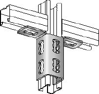 Bouton d'assemblage de rails MQV-2/2 D Bouton d'assemblage de rails galvanisé et flexible pour les structures en deux dimensions