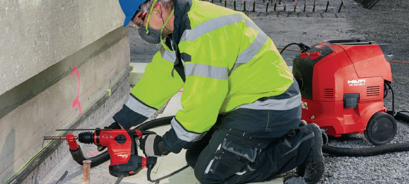 Bohrhammer TE 30-AVR Leistungsstarker Bohrhammer SDS Plus (TE-C) für schwere Bohrarbeiten und Korrekturmeisseln in Beton, mit Aktiver Vibrationsreduktion (AVR) Anwendungen 1