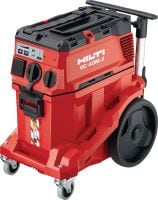 Aspirapolvere classe M VC 40M-X Potente aspirapolvere con ampio contenitore e barra di spinta per il collegamento con elettroutensili e la pulizia del cantiene (detriti secchi ed umidi), serbatoio da 30 litri